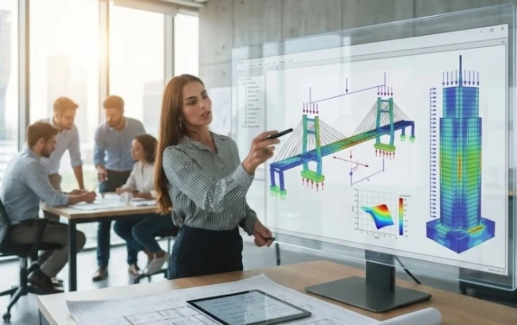 Modelo estructural utilizado como caso práctico en los cursos de BCS Learning